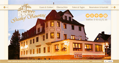 Desktop Screenshot of gasthof-sauerteig.de